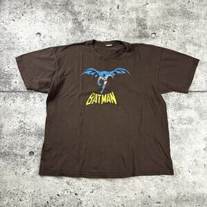 Vintage Batman Shirt Y2K Size XL Retro Design